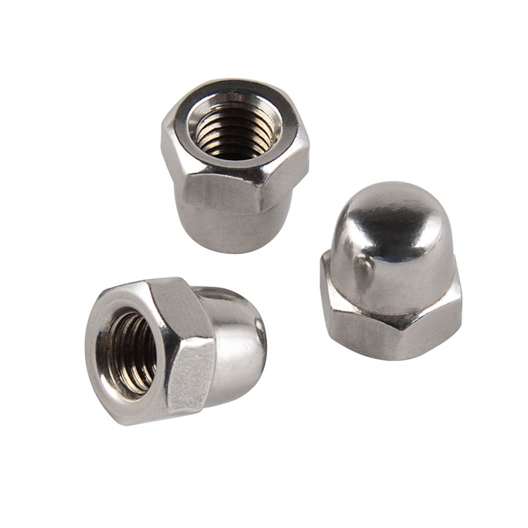 304 سٹینلیس سٹیل DIN 1587 M6 F594 Hex Domed Cap Nut/Acorn Nuts