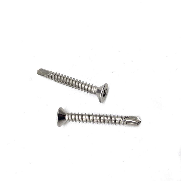 A2-70 A4-80 سٹینلیس سٹیل 304 316 A2 A4 Countersunk Square Head Self Drilling Screws