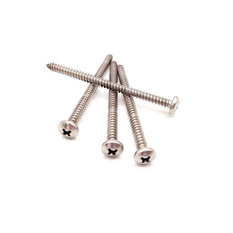 تمام سائز کا سٹینلیس سٹیل M2 M2.5 M3 M3.5 Phillips Countersunk Flat Head Self Tapping Screws