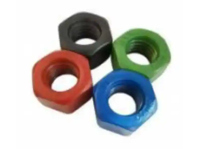 سنکنرن مزاحم PTFE لیپت ہیکس گری دار میوے ہائی چکنا کرنے والے فاسٹنر گری دار میوے