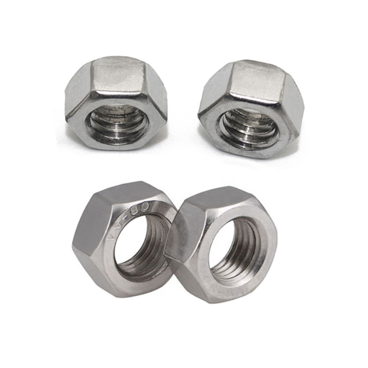 ISO 4032/UNI 5588 سٹینلیس سٹیل A2 A4 Ss304 Ss316 Hex Head Nut Hex Bolts and Nuts